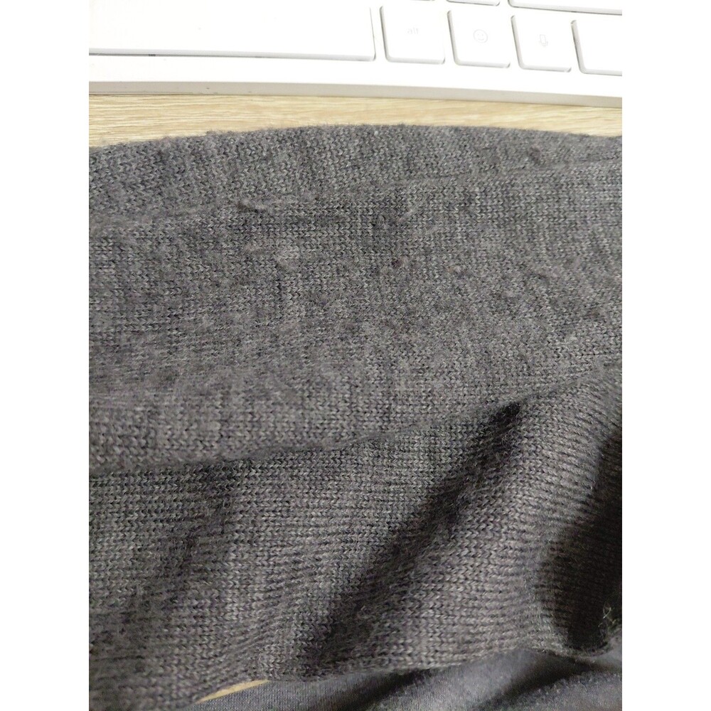 Anthropologie Angel of the North Torie Pullover Embellished Back Tie Gray Size M - Picture 10 of 10